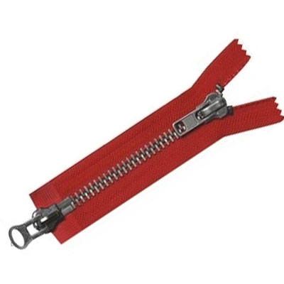 Metal Double Zipper